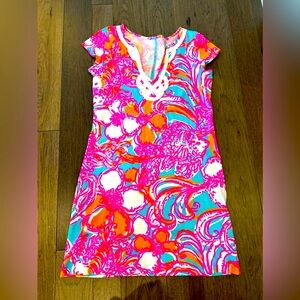 Lilly Pulitzer “Multi Feeling Tanked” floral print Brewster dress